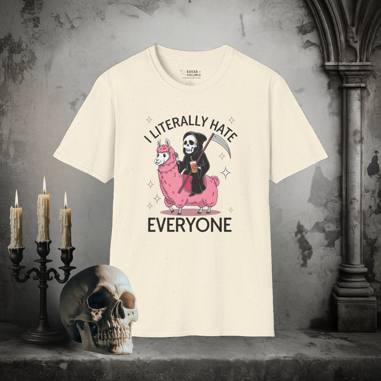 I Hate Everyone – Vintage Goth Meltdown T-Shirt