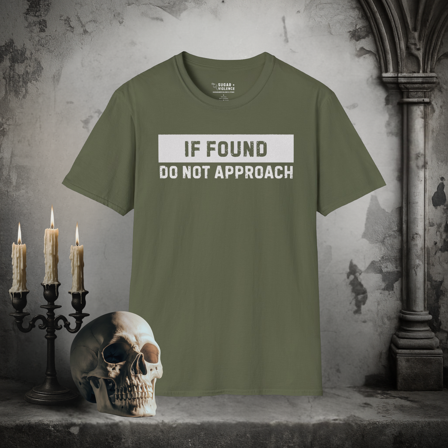 If Found, Do Not Approach – Introvert Defense Mechanism Tee
