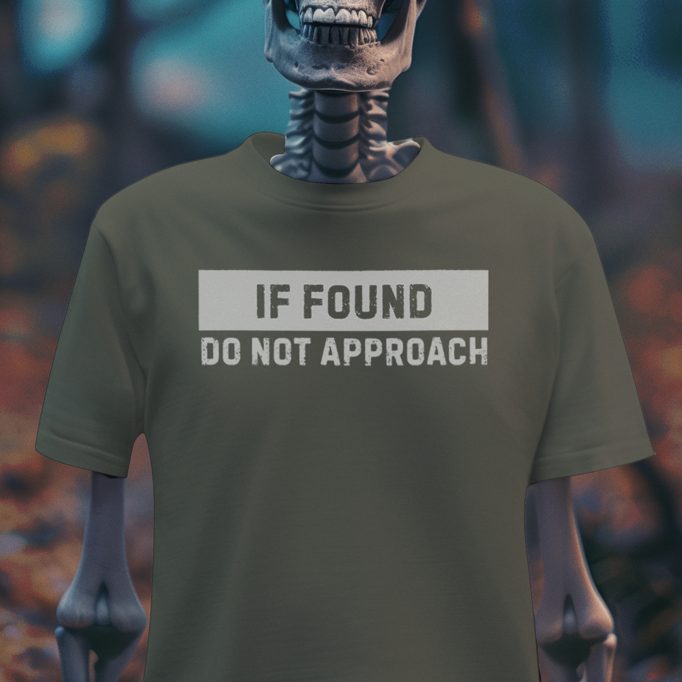 If Found, Do Not Approach – Introvert Defense Mechanism Tee