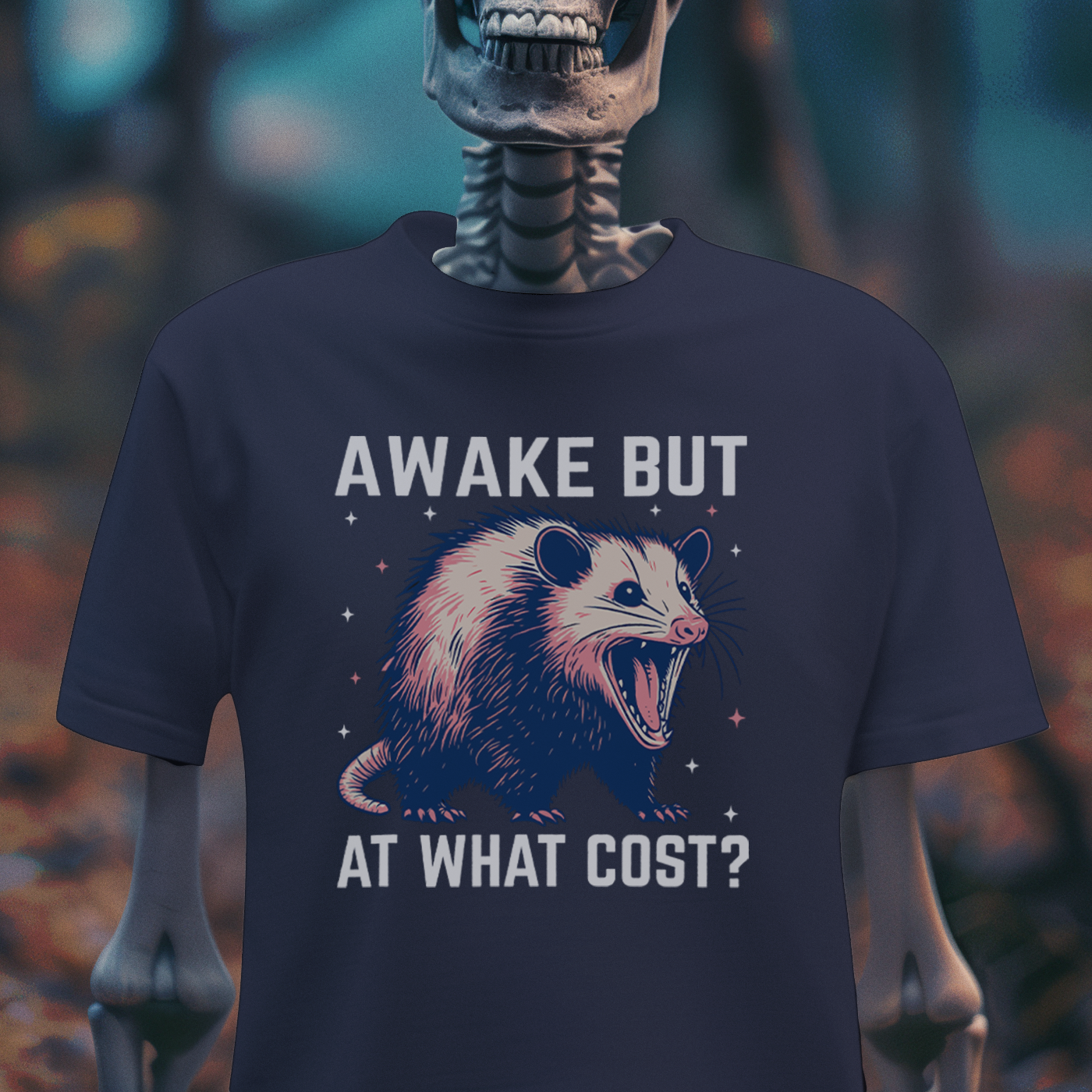Nightmare-Fueled Opossum Energy Tee