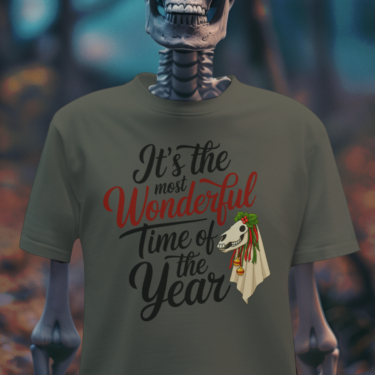 Mari Lwyd – It’s the Wonderful Time of the Year T-Shirt