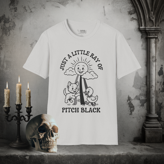 Ray of Pitch Black – Dark Humor Sunshine T-Shirt
