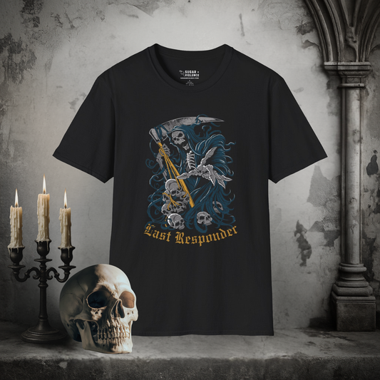 Last Responder – Gothic Reaper T-Shirt