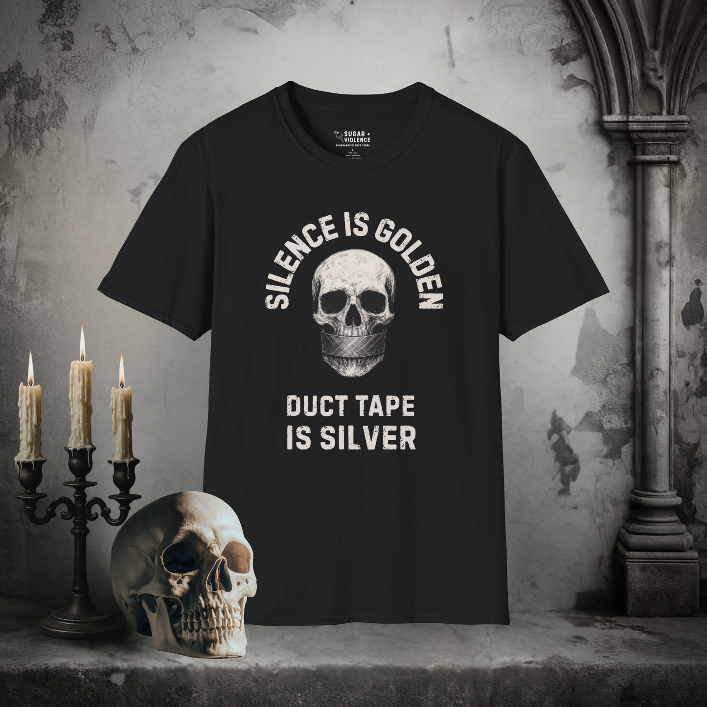 Silence Is Golden – Duct Tape Is Silver T-Shirt