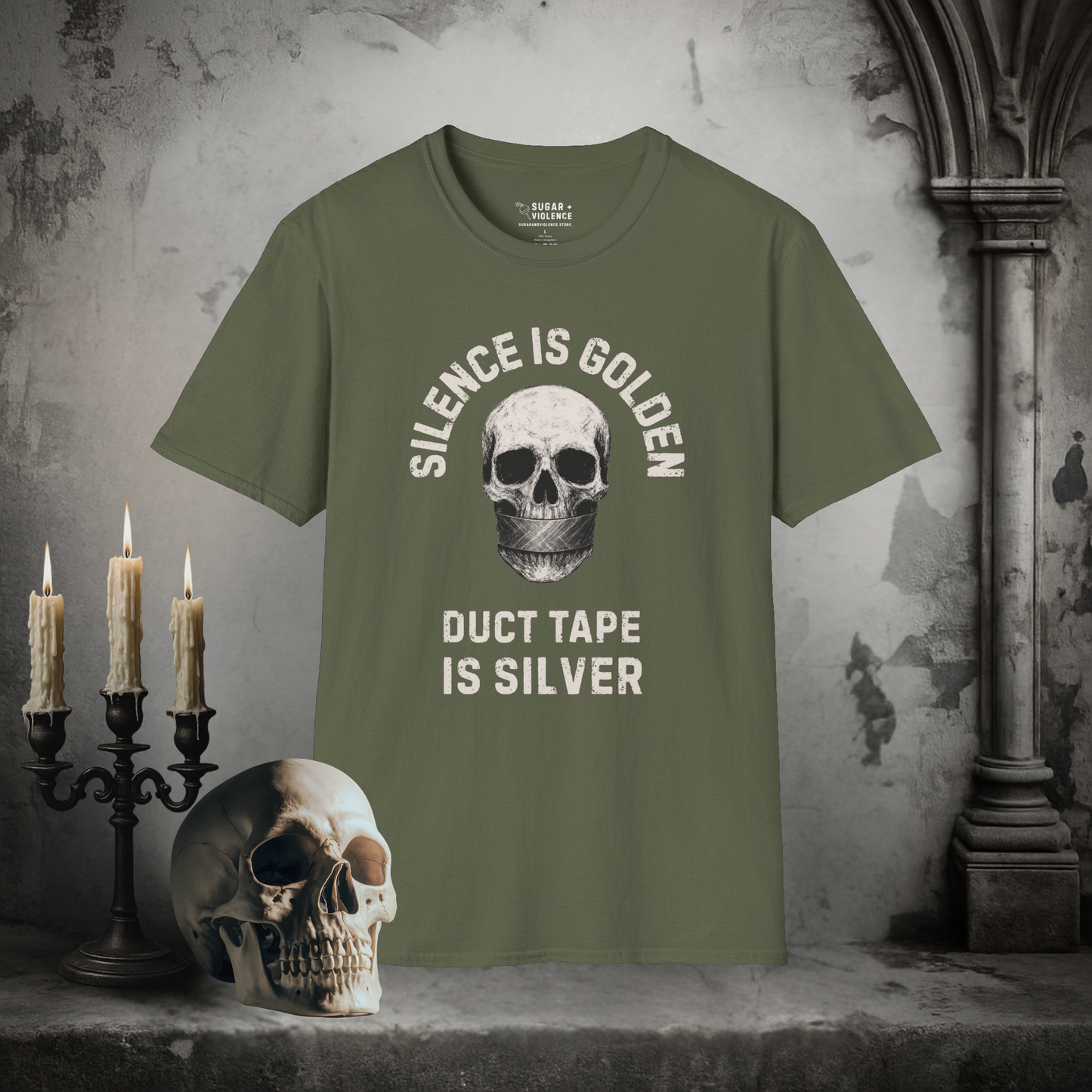 Silence Is Golden – Duct Tape Is Silver T-Shirt