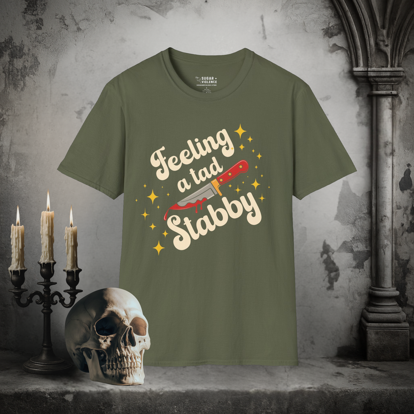 Feeling a Tad Stabby – Cute but Chaotic T-Shirt