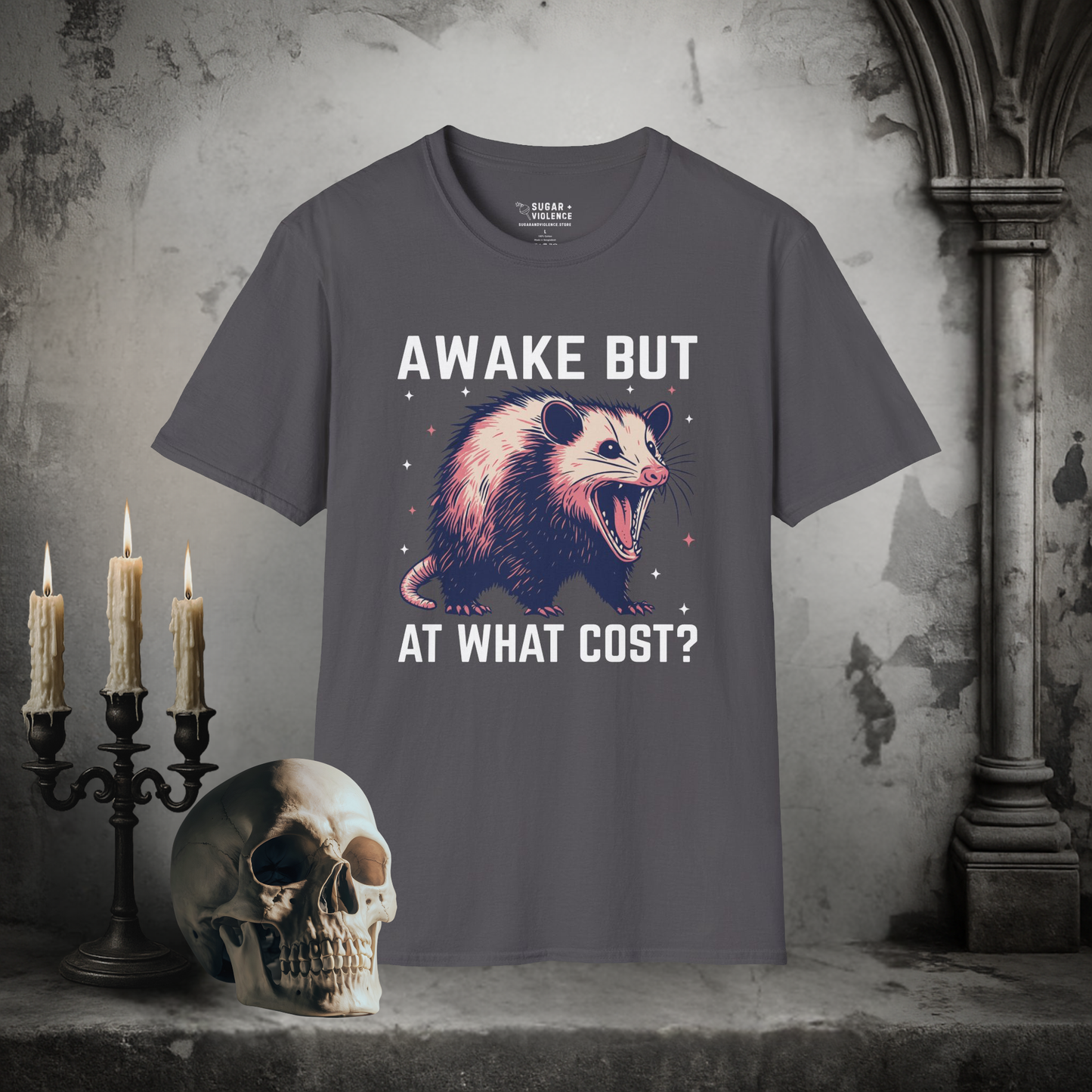 Nightmare-Fueled Opossum Energy Tee