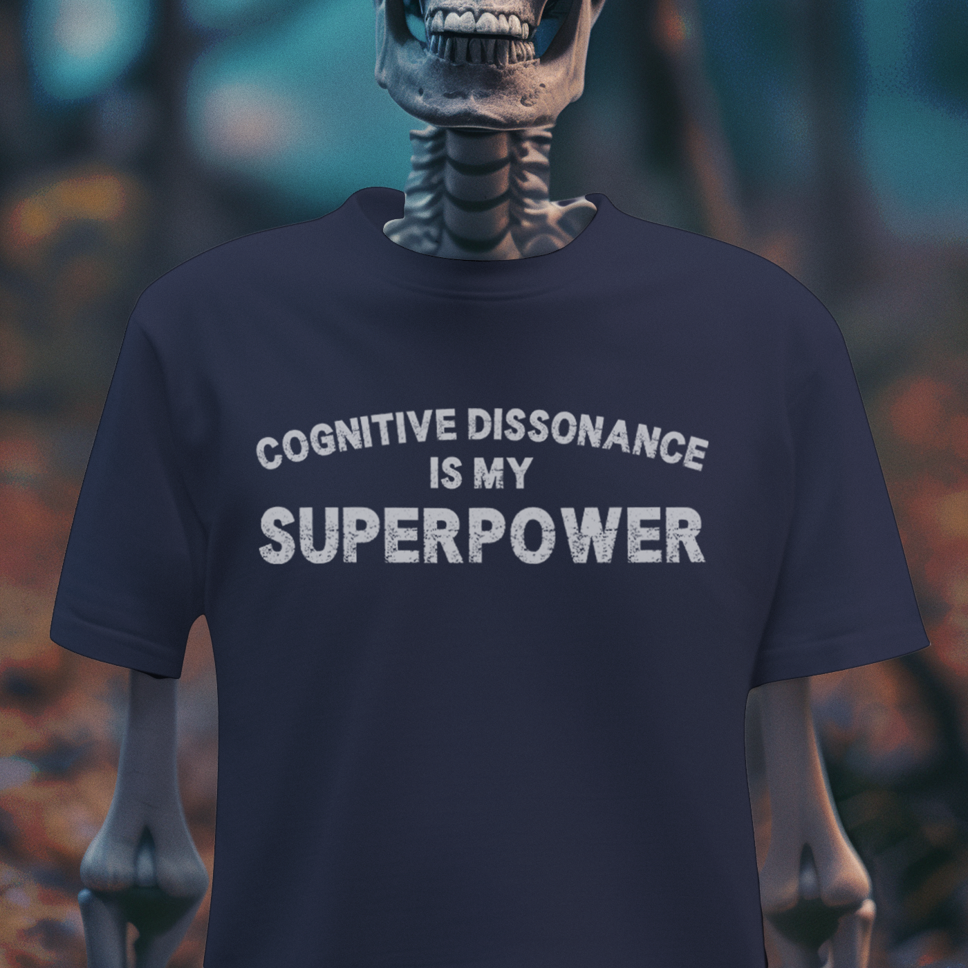 Cognitive Dissonance Is My Superpower – Dark Humor Tee