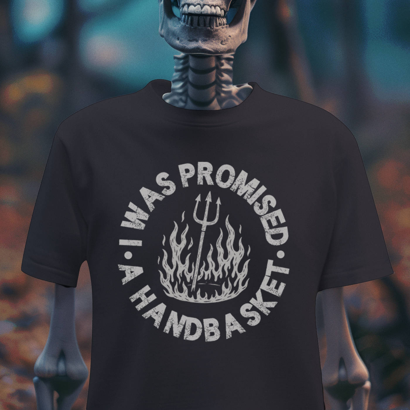 I Was Promised a Handbasket – Hellbound Humor Tee