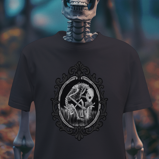 Gothic Skeleton Scavenger – Emerging Artist Graphic T-Shirt