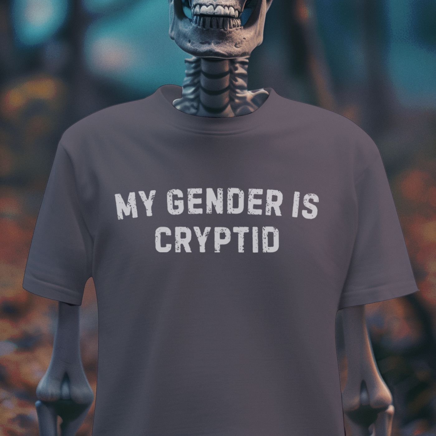 My Gender Is Cryptid – Gothic Queer Identity T-Shirt