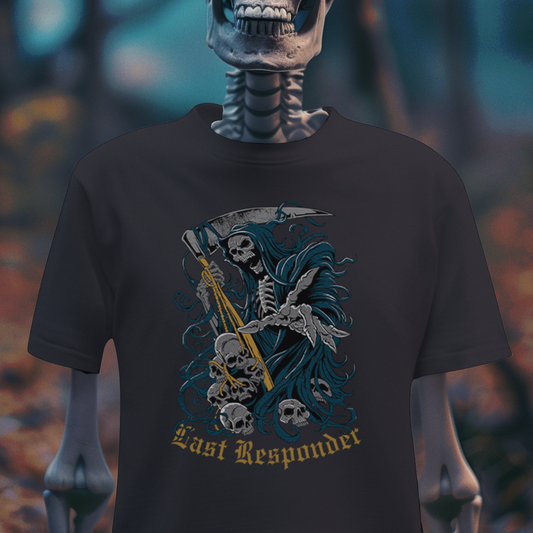 Last Responder – Gothic Reaper T-Shirt