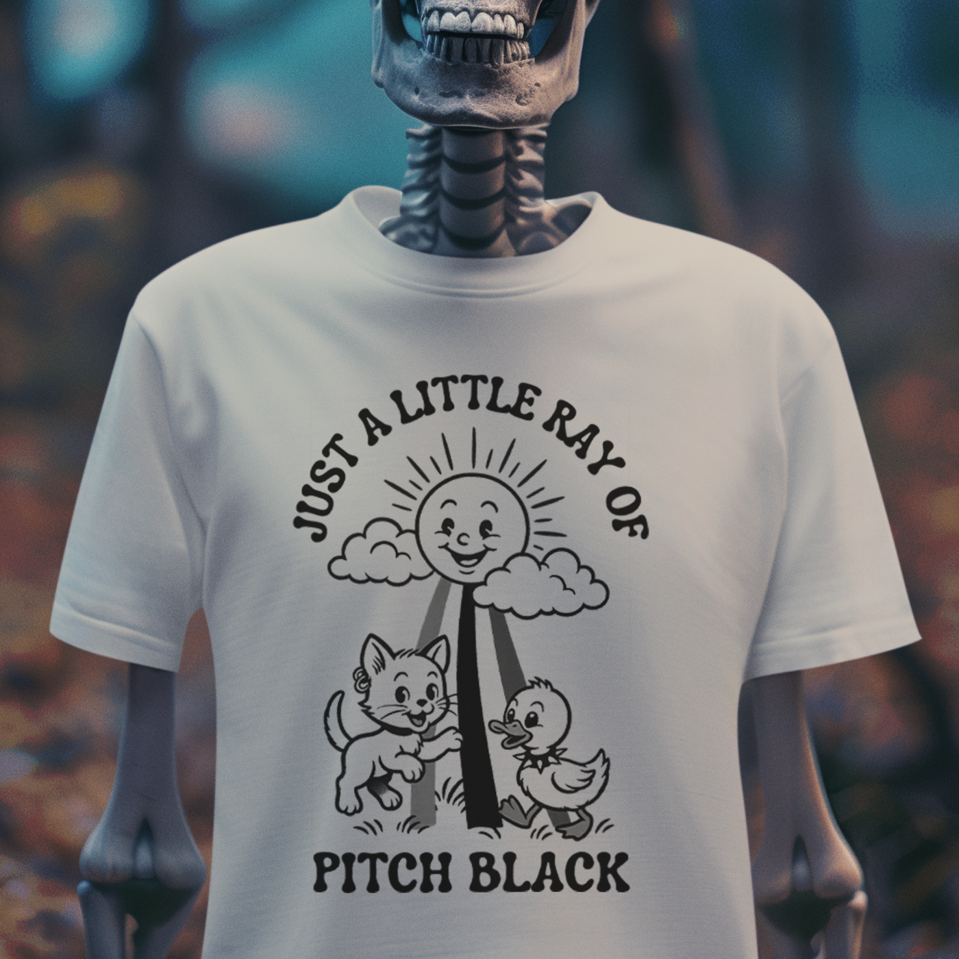 Ray of Pitch Black – Dark Humor Sunshine T-Shirt