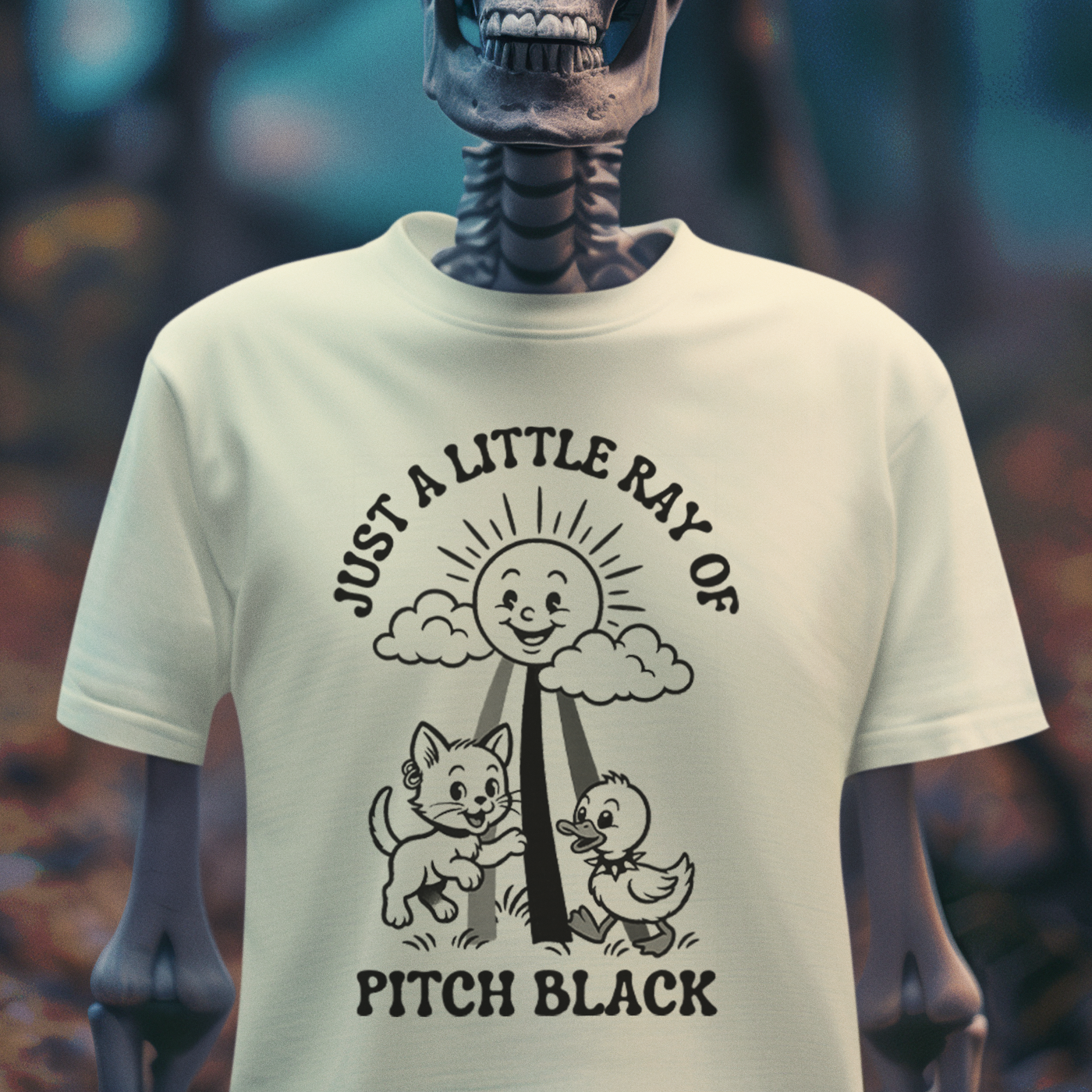 Ray of Pitch Black – Dark Humor Sunshine T-Shirt