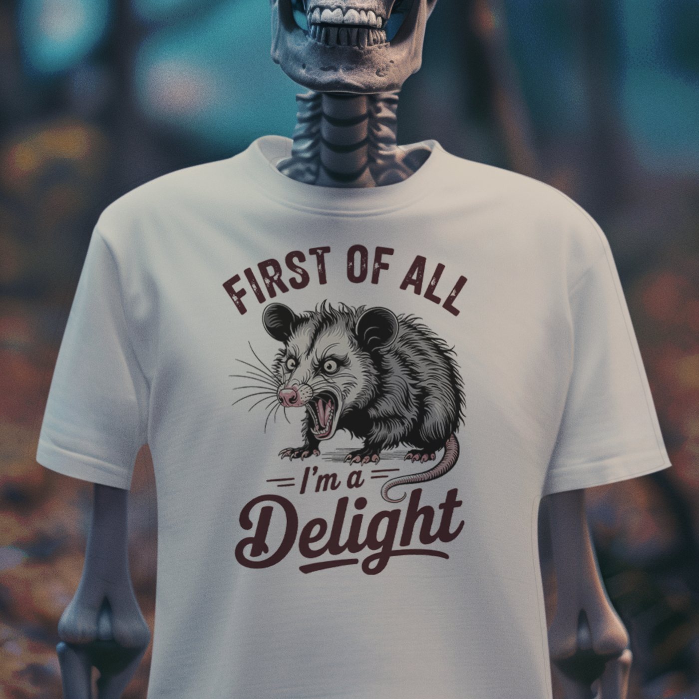 Opossum Delight – Chaos Marsupial T-Shirt