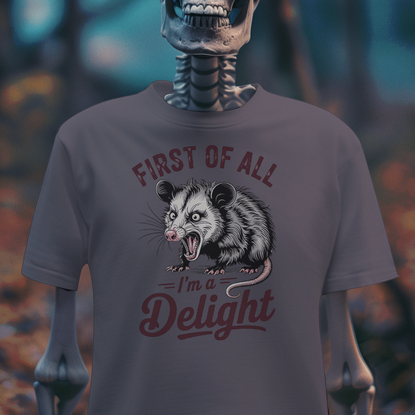 Opossum Delight – Chaos Marsupial T-Shirt