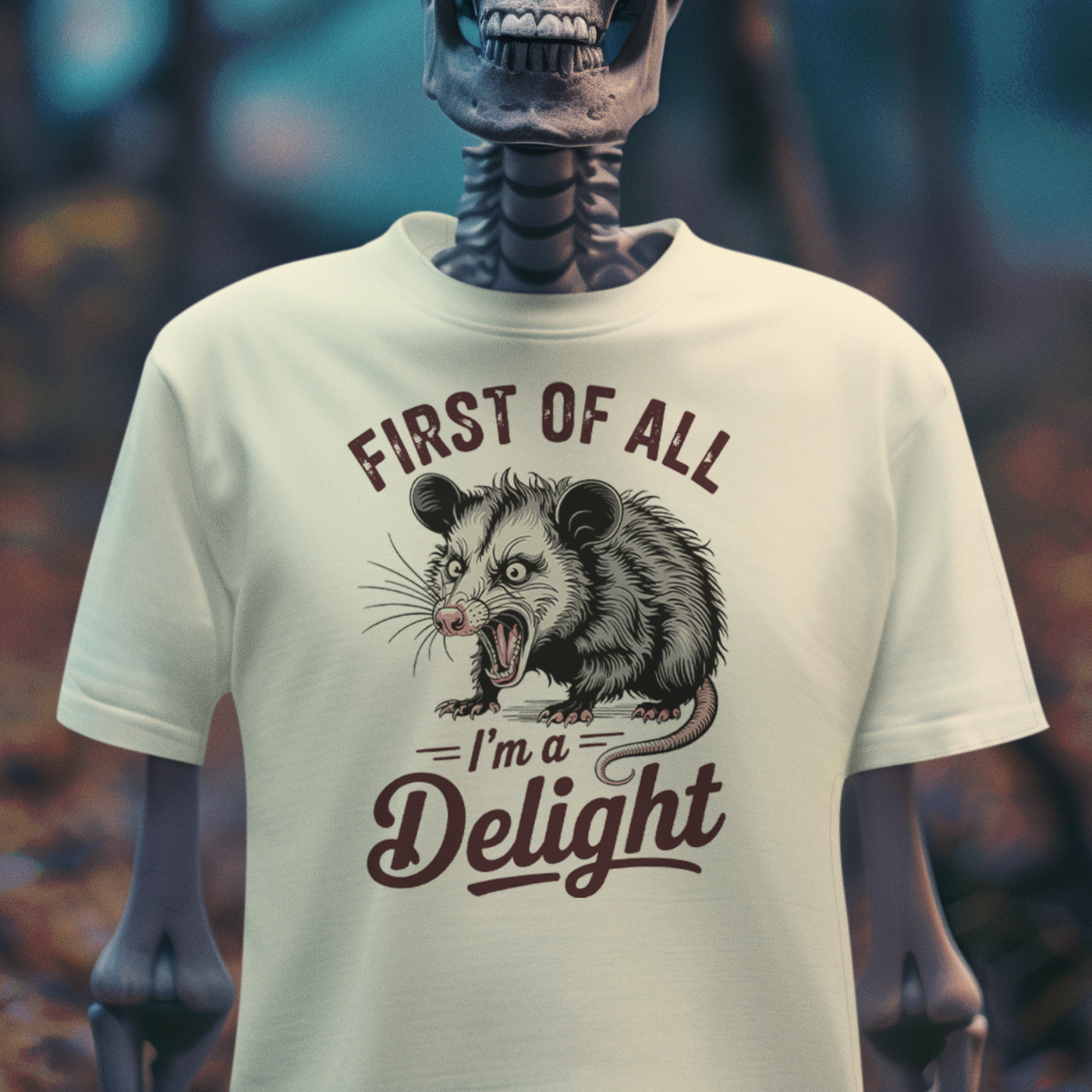 Opossum Delight – Chaos Marsupial T-Shirt