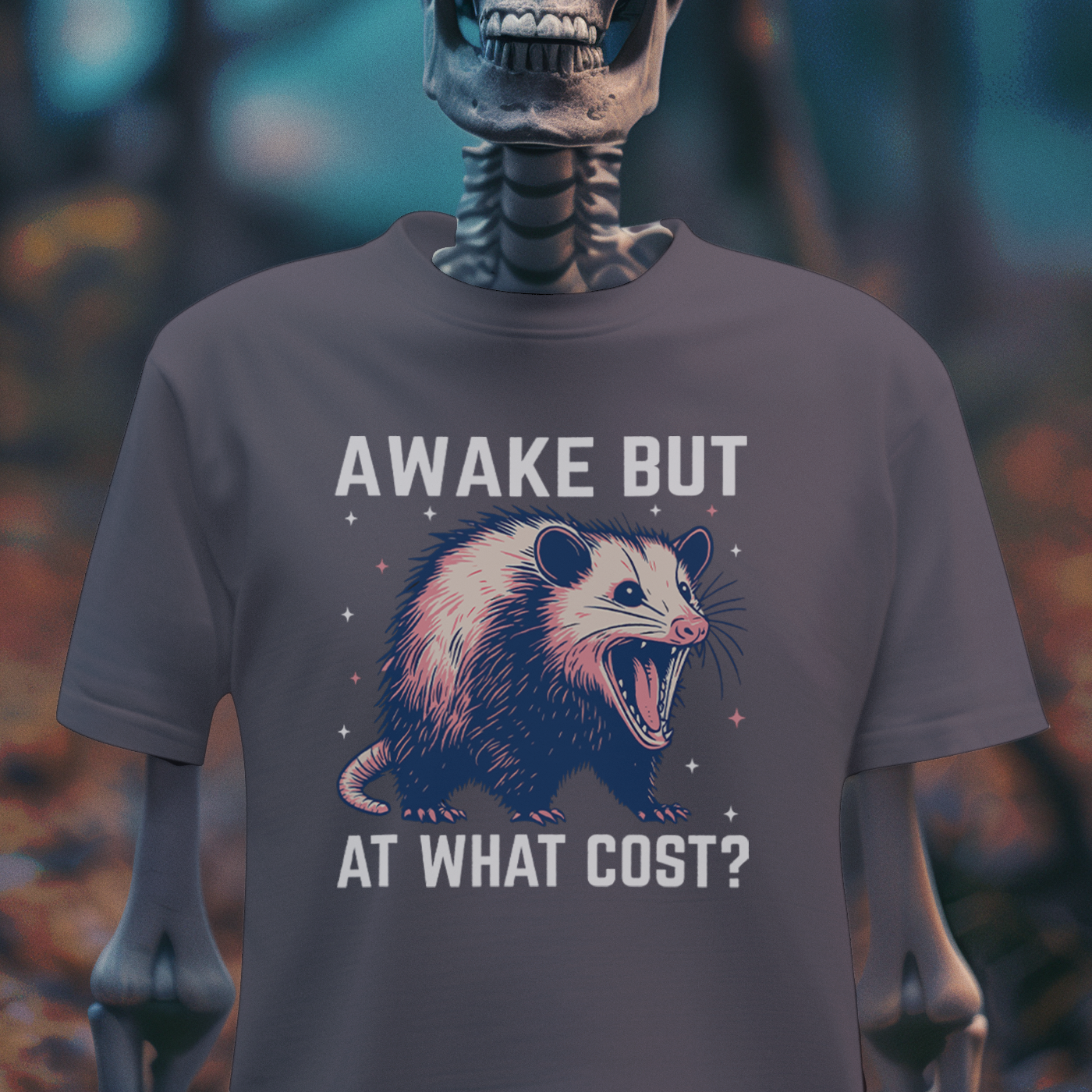 Nightmare-Fueled Opossum Energy Tee