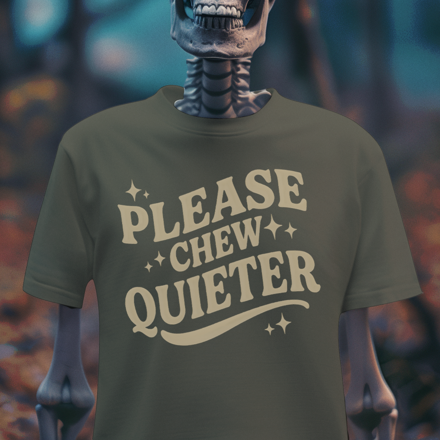 Please Chew Quieter Tee