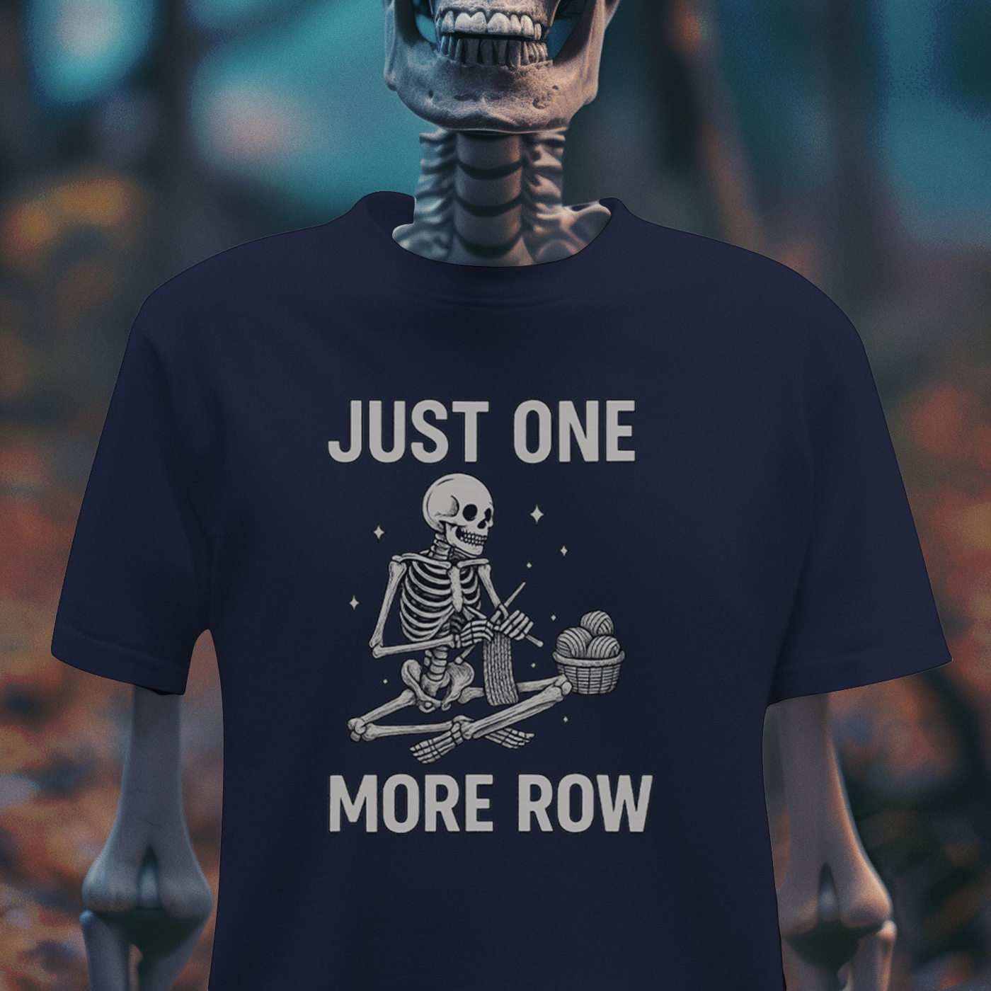 Just One More Row Crochet Knitting Tee