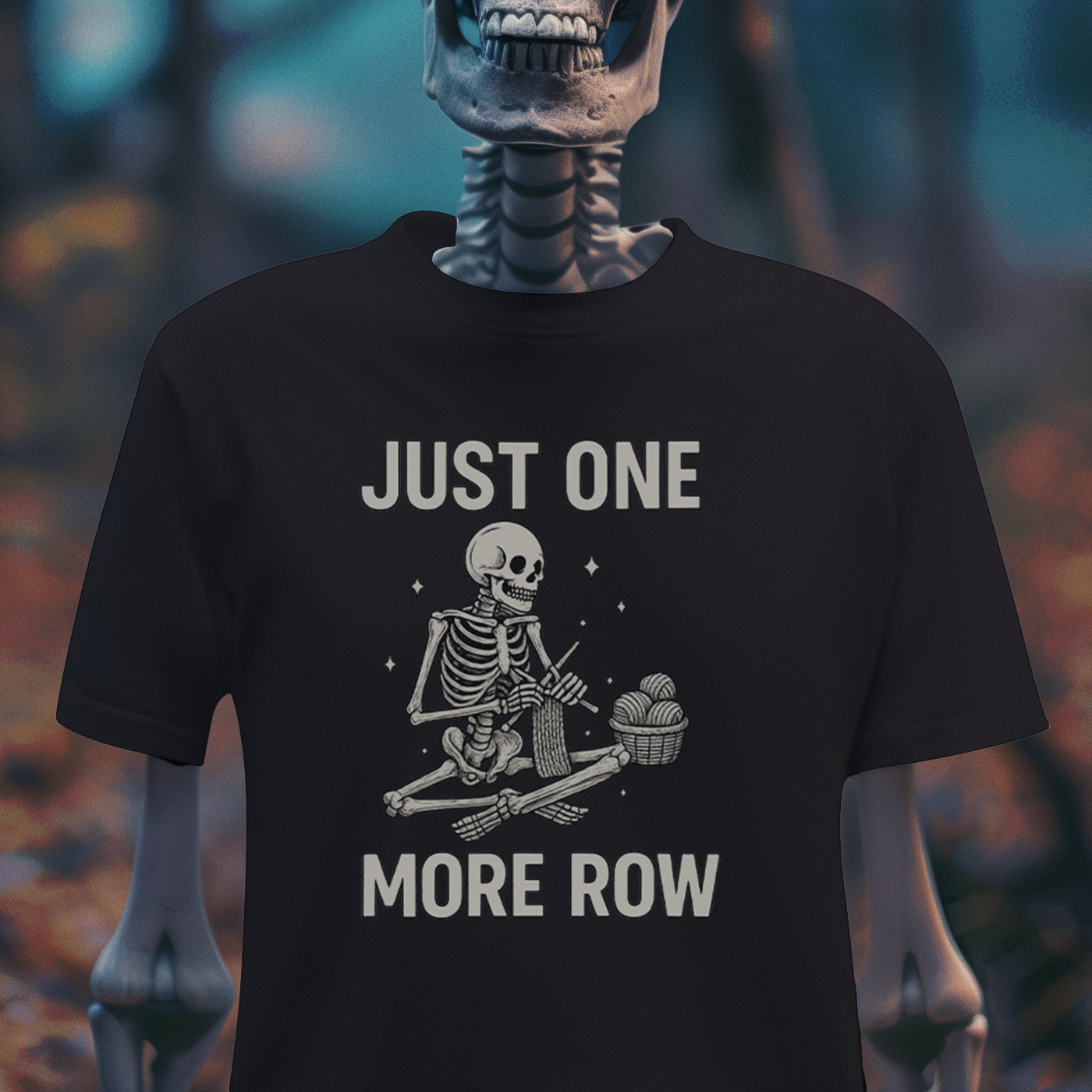 Just One More Row Crochet Knitting Tee