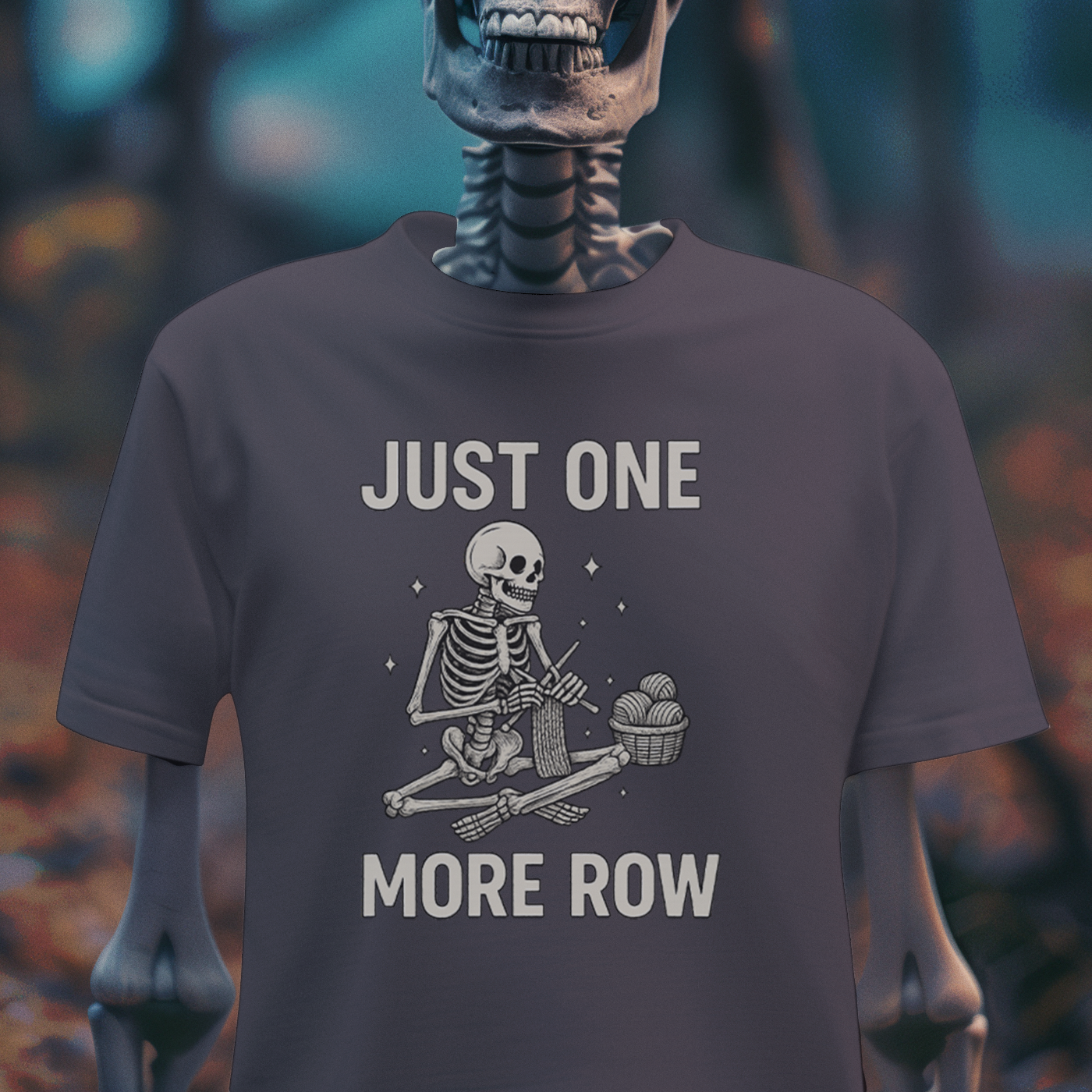 Just One More Row Crochet Knitting Tee