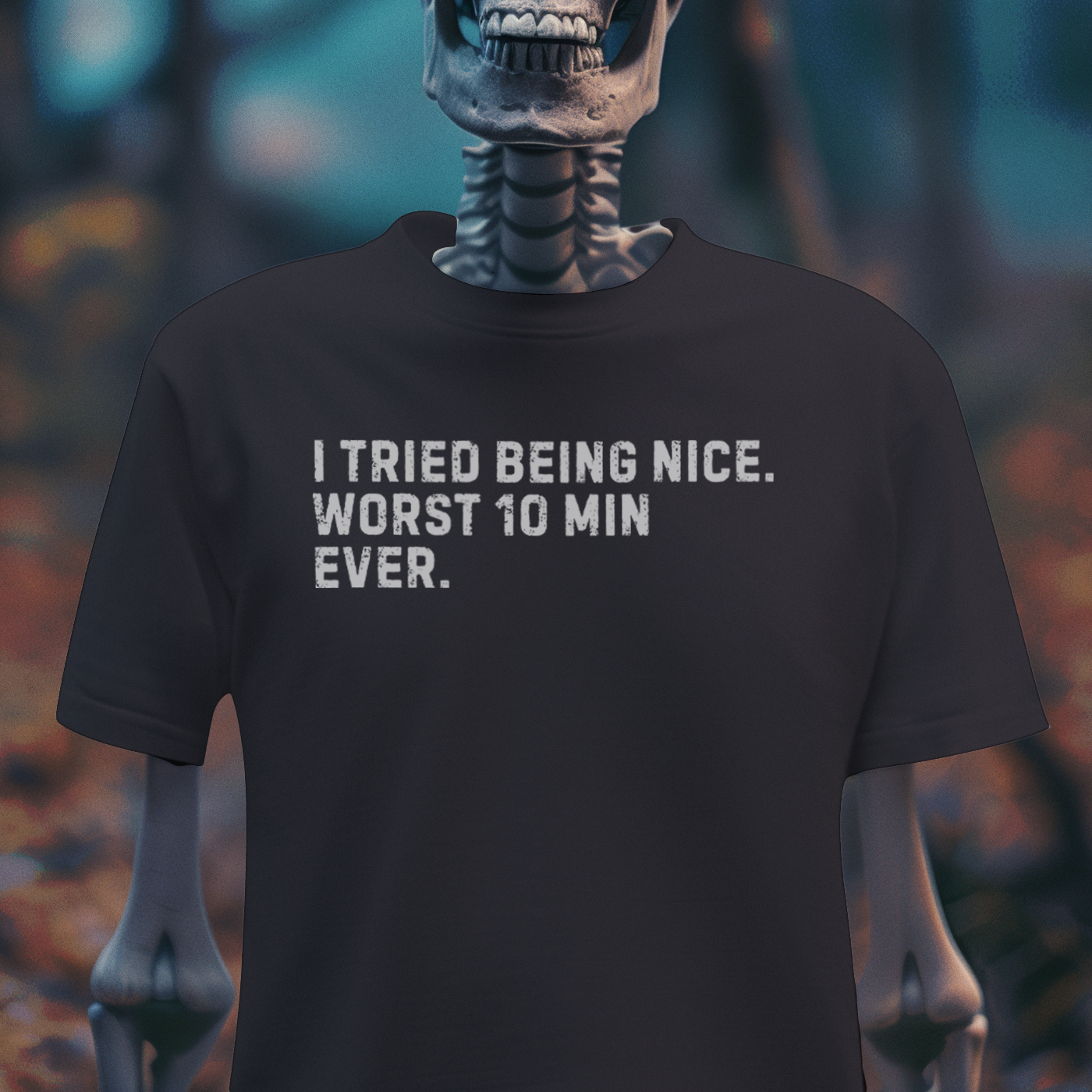 I Tried Being Nice – Vintage Dark Humor Tee