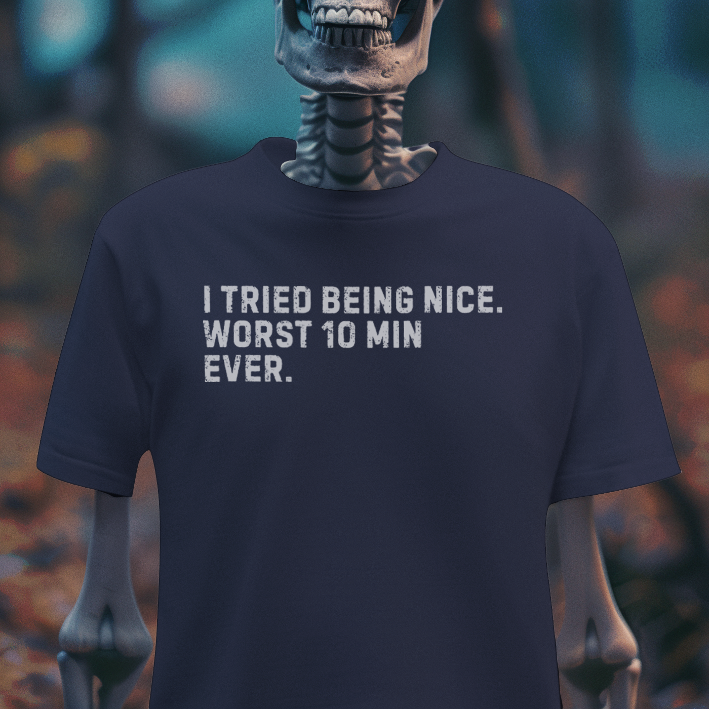 I Tried Being Nice – Vintage Dark Humor Tee