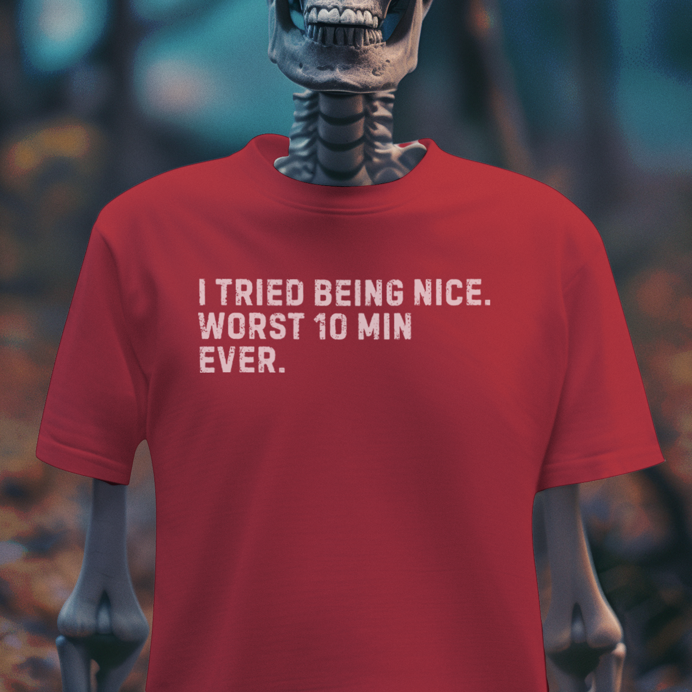 I Tried Being Nice – Vintage Dark Humor Tee