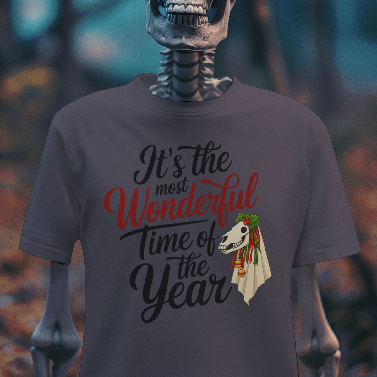 Mari Lwyd – It’s the Wonderful Time of the Year T-Shirt