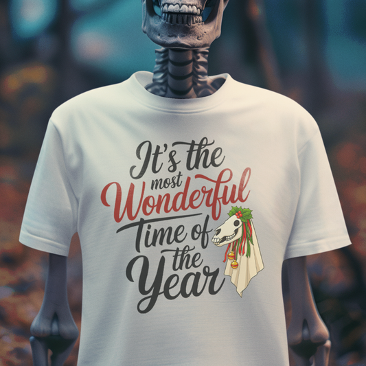 Mari Lwyd – It’s the Wonderful Time of the Year T-Shirt